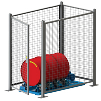 M&eacute;langeur rotatif stationnaire - Grille de s&eacute;curit&eacute; Helyx Safety & Industrial Supplies