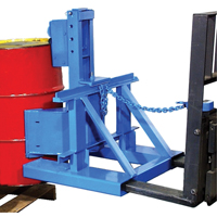 Manipulateur de barils MORSPEED 1500 pour chariot &eacute;l&eacute;vateur, Pour 55 gal. US (45 gal. imp.) Helyx Safety & Industrial Supplies