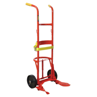 Chariot pour baril de s&eacute;rie 40BTW, Fabriqu&eacute; en Acier, 30 - 85 gal. US (25 - 70 gal. imp.) Helyx Safety & Industrial Supplies