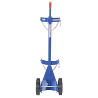 Chariot pour bouteille de gaz, Roues Caoutchouc, Base de 12" la x 15-1/2" lo, 500 lb Helyx Safety & Industrial Supplies