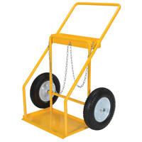 Chariot pour bouteille de gaz, Roues Caoutchouc, Base de 22" la x 14-1/8" lo, 250 lb Helyx Safety & Industrial Supplies
