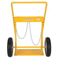 Chariot pour bouteille de gaz, Roues Caoutchouc, Base de 22" la x 14-1/8" lo, 250 lb Helyx Safety & Industrial Supplies
