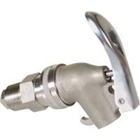 Manual Drum Faucet, Stainless Steel, 3/4" NPT Helyx Safety & Industrial Supplies