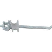 Cl&eacute; pour bouchon-&eacute;crou sp&eacute;cialis&eacute;e &agrave; un seul c&ocirc;t&eacute;, Ouverture de 1-1/2", Poign&eacute;e 7-1/2", Acier moul&eacute; au zinc Helyx Safety & Industrial Supplies