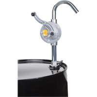 Pompe rotative pour baril, Aluminium, Pour capacit&eacute; 5-55 gal., 9,5 oz/course Helyx Safety & Industrial Supplies