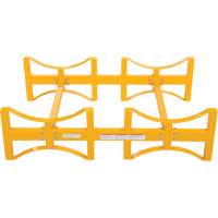 Steel Stackable Drum Rack, 2 Drums, 1600 lbs. Capacity, 45-1/2" W x 29-7/8" D x 12-3/4" H Helyx Safety & Industrial Supplies
