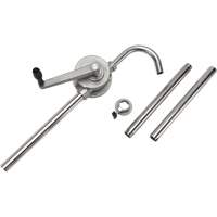 Pompe rotative pour baril, Acier inoxydable, Pour capacit&eacute; 55 gal., 12 oz/course Helyx Safety & Industrial Supplies