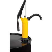 Lever-Type Drum Pump, Polypropylene, 14 oz./Stroke, Fits 5-55 Gal. Helyx Safety & Industrial Supplies