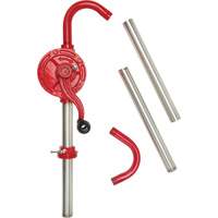 Pompe rotative pour baril, Fonte/Acier, Pour capacit&eacute; 30-55 gal., 8 oz/course Helyx Safety & Industrial Supplies