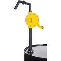 Pompe rotative pour baril, Polypropyl&egrave;ne, Pour capacit&eacute; 15 - 55 gal. US, 8 oz/course Helyx Safety & Industrial Supplies