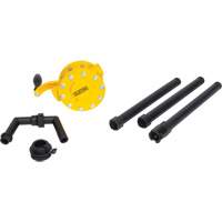 Pompe rotative pour baril, Polypropyl&egrave;ne, Pour capacit&eacute; 15 - 55 gal. US, 8 oz/course Helyx Safety & Industrial Supplies
