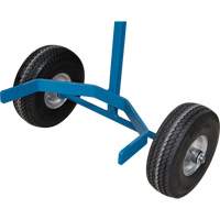 Chariot &agrave; cylindres, Roues Anticrevaison, Base de 15-1/2" W x 14-1/4" L, 600 lb Helyx Safety & Industrial Supplies