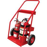 Chariot de prevention d'incendie pour travaux &agrave; chaud, Roues Semi-pneumatique, Base de 17,75" la x 8,9" lo, 100 lb Helyx Safety & Industrial Supplies