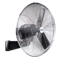 Non-Oscillating Wall Fan, Industrial, 2 Speed, 30" Diameter Helyx Safety & Industrial Supplies