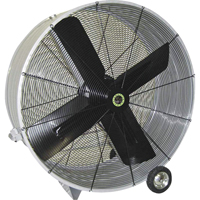 Ventilateurs tambour &agrave; entraînement par courroie, Industriel, 1 vitesses, Diam&egrave;tre de 48" Helyx Safety & Industrial Supplies