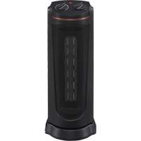 Radiateur vertical oscillant, C&eacute;ramique, &eacute;lectrique, 5200 BTU/H Helyx Safety & Industrial Supplies