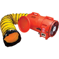ALLEGRO INDUSTRIES Blower with Canister & Ducting, 1 HP, 1842 CFM Helyx Safety & Industrial Supplies
