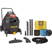 Industrial Vacuum, Wet-Dry, 3 HP, 16 US Gal. (60.6 Litres) Helyx Safety & Industrial Supplies