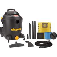 SVX2 Shop Vacuum, Wet-Dry, 5.5 HP, 12 US Gal. (45.4 Litres) Helyx Safety & Industrial Supplies