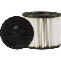 Small Vacuum Filter, Cartridge, Fits 1 - 6 US gal. Helyx Safety & Industrial Supplies