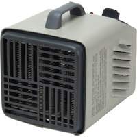 Radiateur portatif m&eacute;tallique datelier avec thermostat, Soufflant, &eacute;lectrique Helyx Safety & Industrial Supplies