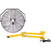 Trousse de ventilateur pour poste de travail industriel avec bras double verrouillable, Industriel, 3 vitesses, Diam&egrave;tre de 24" Helyx Safety & Industrial Supplies