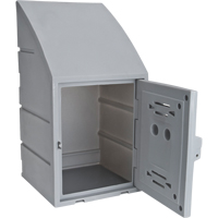 Casier, 15" x 15" x 31", Gris, Assembl&eacute; Helyx Safety & Industrial Supplies
