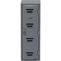 Casier, 12" x 15" x 36", Gris, Assembl&eacute; Helyx Safety & Industrial Supplies