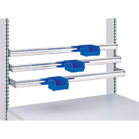 Modular Ergonomic Workstations - Light-Duty Parts Bin Rails Helyx Safety & Industrial Supplies