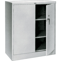 Armoires a/plan de travail, Acier, 2 Tablettes, 42" h x 36" la x 21" P, Gris Helyx Safety & Industrial Supplies
