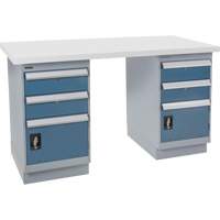 &eacute;tabli pr&eacute;conçu, 72" la x 30" p x 34" h, Capacit&eacute; 2500 lb Helyx Safety & Industrial Supplies