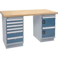 &eacute;tabli robuste, Porte & tiroirs, Cap 1500 lb, 72" la x 36" p, 34" h Helyx Safety & Industrial Supplies