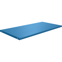 &eacute;tabli avec armoire - Tablettes, 58 3/4" x Capacit&eacute; de 300 lb, Acier, Bleu Helyx Safety & Industrial Supplies