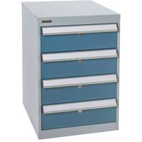 Four-Drawer Pedestal Workbench, 18" W x 21" D x 28" H Helyx Safety & Industrial Supplies