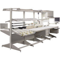 Modular Ergonomic Workstations - Reversible Marker boards/Tack boards Helyx Safety & Industrial Supplies