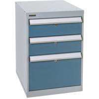 Three-Drawer Pedestal Workbench, 18" W x 21" D x 28" H Helyx Safety & Industrial Supplies
