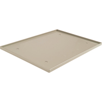 Fond de casier, Convient aux casiers 12" x 18", Beige, Plastique Helyx Safety & Industrial Supplies
