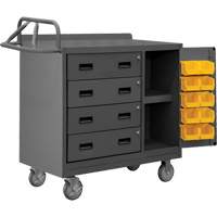 Armoire d'&eacute;tabli mobile avec bacs, Acier Surface Helyx Safety & Industrial Supplies