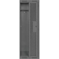 Casiers Clean Line, Bloc de 2, 24" x 15" x 72", Acier, Charbon, Rivet (assembl&eacute;), Perfor&eacute; Helyx Safety & Industrial Supplies