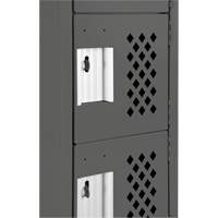 Petit casier perfor&eacute; Clean-Line, 6 niveaux, 12" x 72" x 12", Acier Helyx Safety & Industrial Supplies