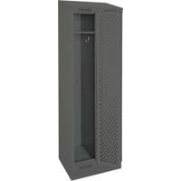 Casiers Clean Line, Bloc de 2, 24" x 12" x 82", Acier, Charbon, Rivet (assembl&eacute;), Perfor&eacute; Helyx Safety & Industrial Supplies