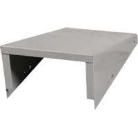 Casiers &eacute;conomiques &agrave; dessus inclin&eacute; Clean Line, Bloc de 1, 18" p x 12" la x 6" ha, Gris, Acier Helyx Safety & Industrial Supplies