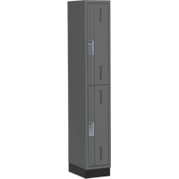 Casiers robustes Concorde, 2 niveaux, 12" x 18" x 76", Acier, Charbon, Soud&eacute; (assembl&eacute;) Helyx Safety & Industrial Supplies