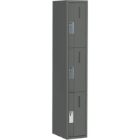Casiers robustes Concorde, 3 niveaux, 12" x 18" x 72", Acier, Charbon, Soud&eacute; (assembl&eacute;) Helyx Safety & Industrial Supplies
