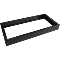 Base encastr&eacute;e pour casiers robustes enti&egrave;rement soud&eacute;e Concorde, 3 Blocs, 4" lo x 36" la x 17" p, Noir, Acier Helyx Safety & Industrial Supplies