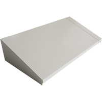 Dessus inclin&eacute; pour casiers robustes enti&egrave;rement soud&eacute; Concorde, Bloc de 3, 18" p x 36" la x 6" ha, Gris, Acier Helyx Safety & Industrial Supplies