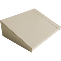 Dessus inclin&eacute; pour casiers robustes enti&egrave;rement soud&eacute; Concorde, Bloc de 2, 18" p x 24" la x 6" ha, Beige, Acier Helyx Safety & Industrial Supplies