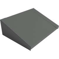 Dessus inclin&eacute; pour casiers robustes enti&egrave;rement soud&eacute; Concorde, Bloc de 2, 18" p x 24" la x 6" ha, Acier Helyx Safety & Industrial Supplies