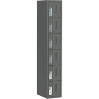 Casiers robustes Concorde, 6 niveaux, 12" x 18" x 72", Acier, Charbon, Soud&eacute; (assembl&eacute;) Helyx Safety & Industrial Supplies