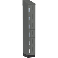 Casiers robustes Concorde, 6 niveaux, 12" x 18" x 82", Acier, Charbon, Soud&eacute; (assembl&eacute;) Helyx Safety & Industrial Supplies